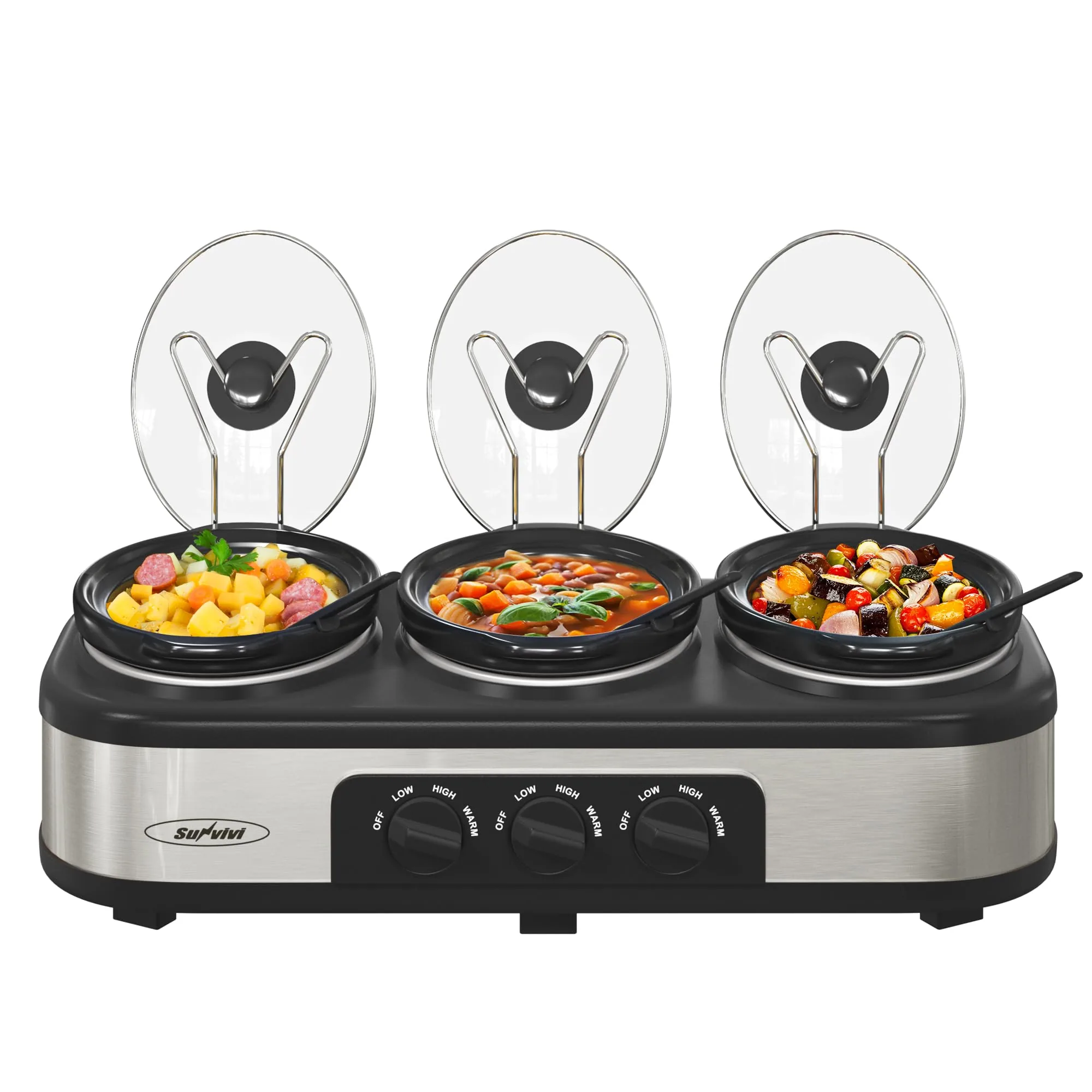 Choosing the Right Sunvivi Triple Slow Cooker: A.: Slow.